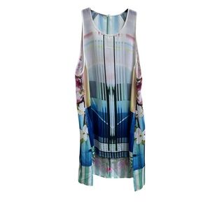 Clover Canyon Size Small Multicolor High Low Tank Top